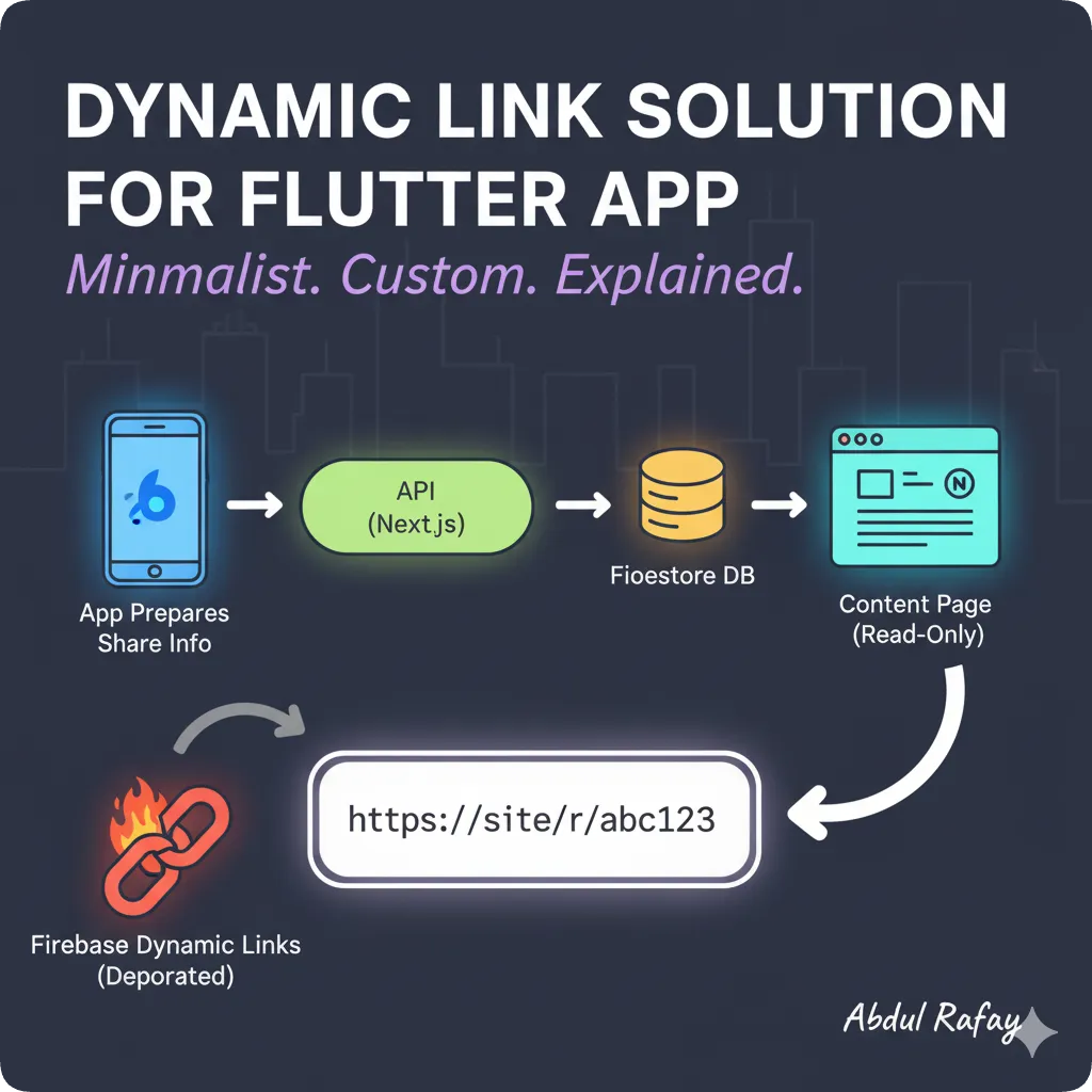 Building a Custom Dynamic Link Solution for a Flutter App