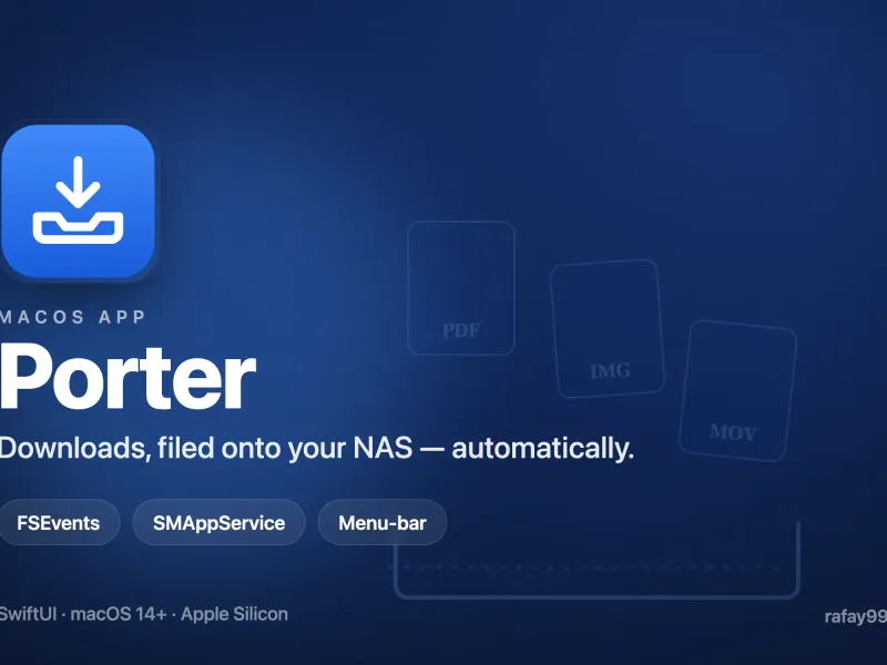 Porter - Downloads-to-NAS Auto-Filer
