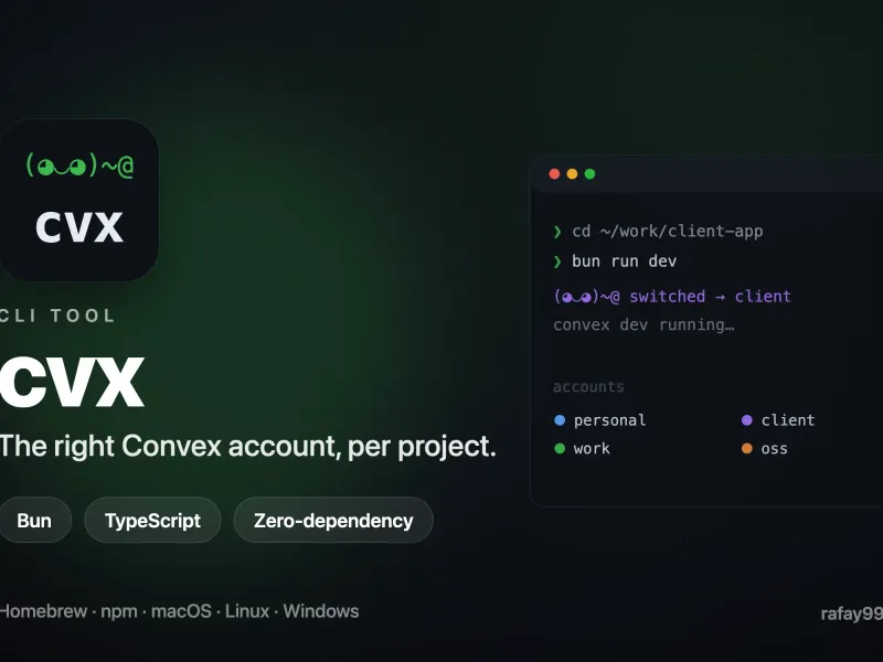 cvx - Convex Account Switcher