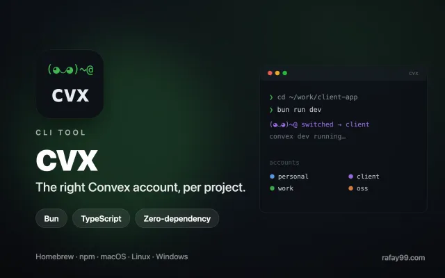 cvx - Convex Account Switcher