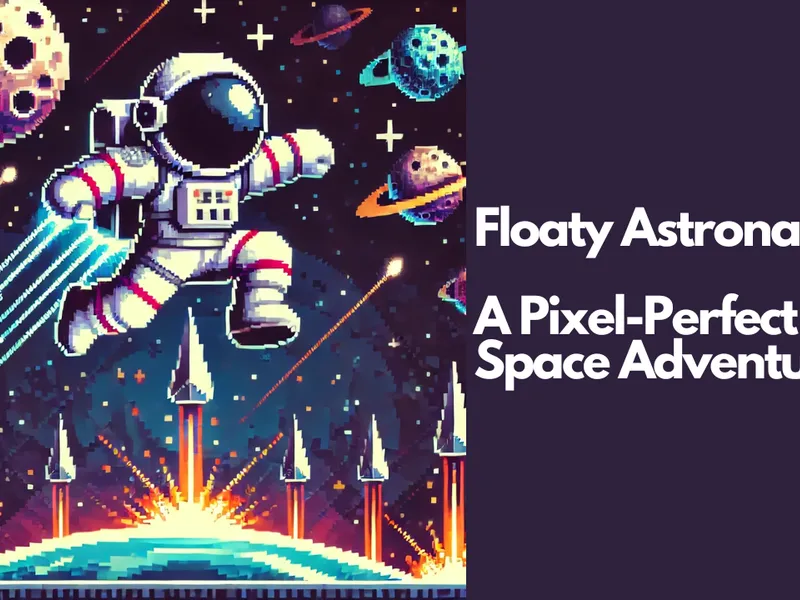 Floaty Astronaut: A Pixel-Perfect Space Adventure!