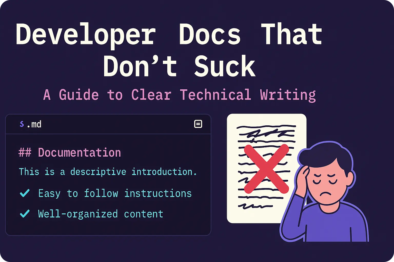 Developer Docs That Don’t Suck: A Guide to Clear Technical Writing