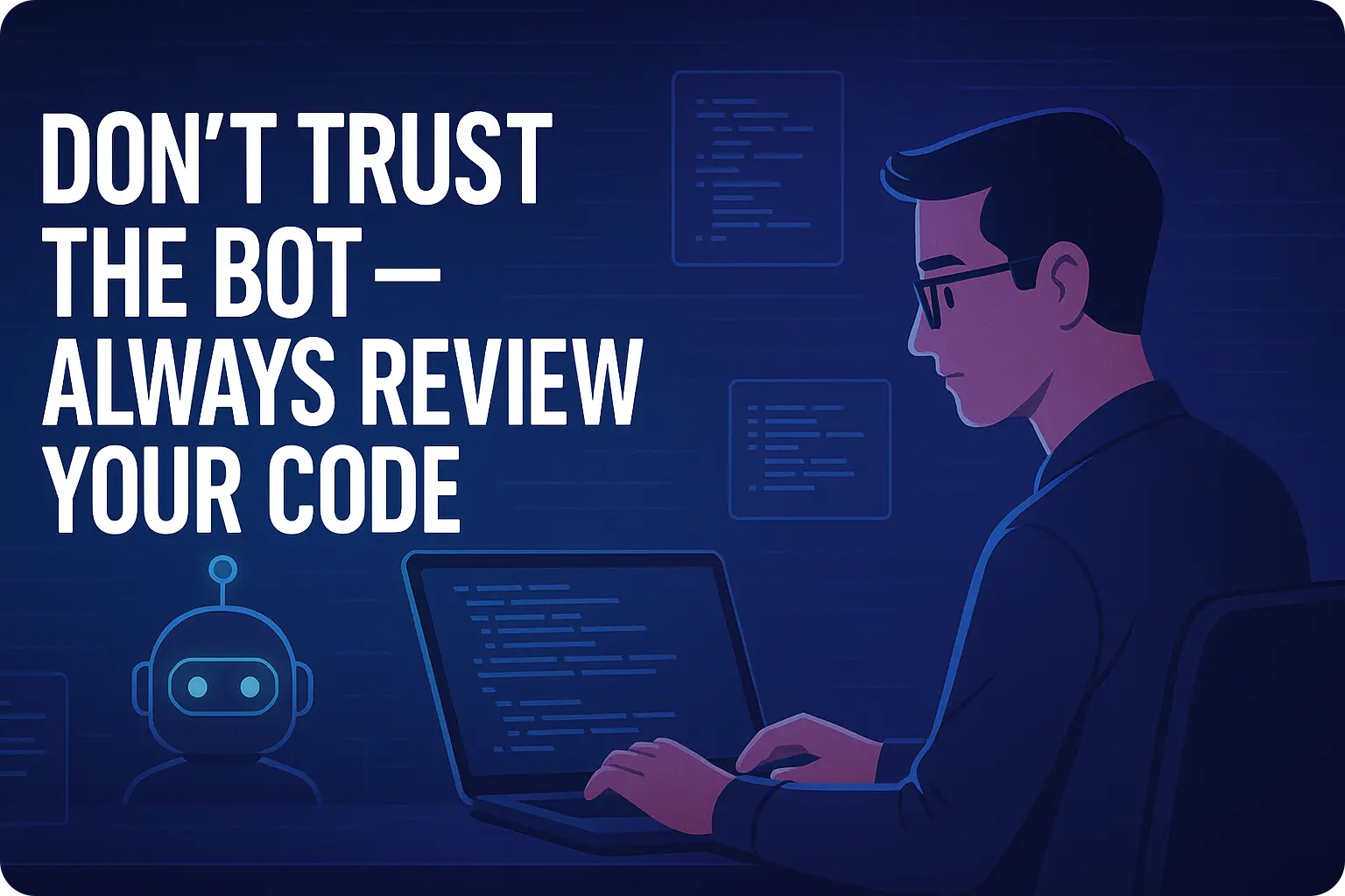 Don’t Trust the Bot: Always Review Your Code