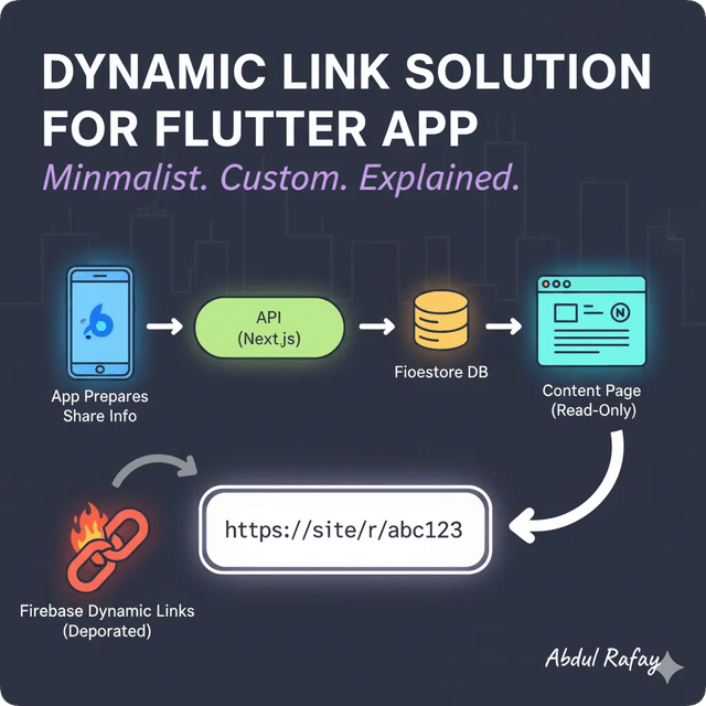 Building a Custom Dynamic Link Solution for a Flutter App