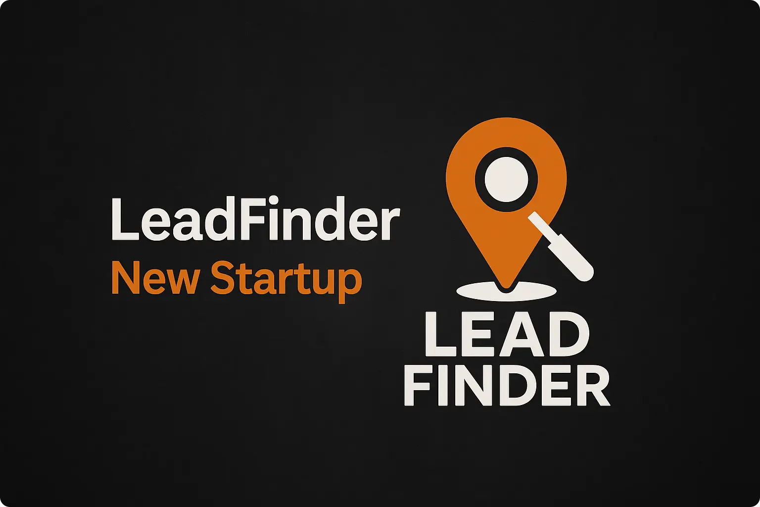 Lead Finder: New Startup Journey